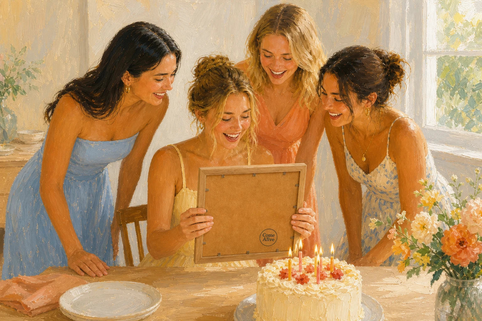 A joyful personalised birthday gift